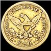 Image 2 : 1858 $2.50 Gold Quarter Eagle NICELY CIRCULATED