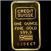 Image 1 : Credit Suisse 1oz Gold Bar UNCIRCULATED