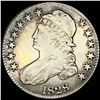 Image 1 : 1828 Sq Base Capped Bust Half Dollar NEARLY