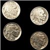 Image 1 : (4) Buffalo Nickels UNCIRCULATED