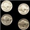 Image 2 : (4) Buffalo Nickels UNCIRCULATED