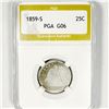 Image 1 : 1859-S Seated Liberty Quarter PGA-G6