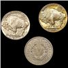 Image 2 : (3) Misc Five Cents UNCIRCULATED