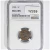 Image 1 : 1905 Indian Head Cent NGC-MS63 BN