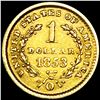 Image 2 : 1853-O Rare Gold Dollar CLOSELY UNCIRCULATED