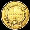 Image 2 : 1857 Rare Gold Dollar UNCIRCULATED