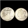 Image 1 : (2) Misc Silver Dollars UNCIRCULATED