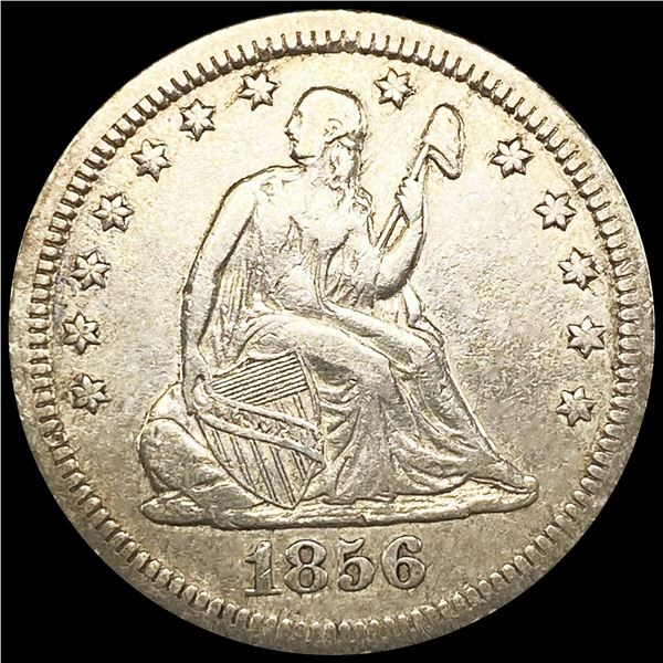 1856 Seated Liberty Quarter LIGHTLY CIRCULATED