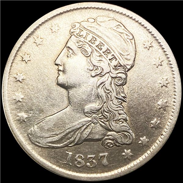 1837 Capped Bust Half Dollar NICELY CIRCULATED