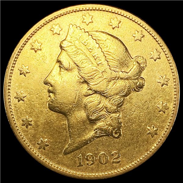 1902-S $20 Gold Double Eagle UNCIRCULATED