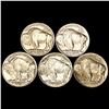 Image 2 : (5) Buffalo Nickels UNCIRCULATED