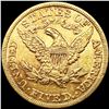 Image 2 : 1899 $5 Gold Half Eagle CLOSELY UNCIRCULATED