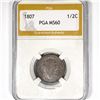 Image 1 : 1807 Draped Bust Half Cent PGA-MS60