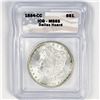 Image 1 : 1884-CC Morgan Silver Dollar ICG-MS65