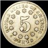 Image 2 : 1867 No Rays Shield Nickel LIGHTLY CIRCULATED