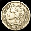 Image 1 : 1881 Nickel Three Cent NICELY CIRCULATED