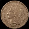 Image 1 : 1873 Open 3 Nickel Three Cent LIGHTLY CIRCULATED