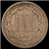 Image 2 : 1873 Open 3 Nickel Three Cent LIGHTLY CIRCULATED