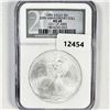 Image 1 : 1995 American Silver Eagle NGC-MS68 20th Anniversary