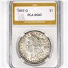 Image 1 : 1897-O Morgan Silver Dollar PGA-MS60