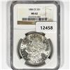 Image 1 : 1884-CC Morgan Silver Dollar NGC-MS62