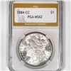 Image 1 : 1884-CC Morgan Silver Dollar PGA-MS62