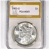 Image 1 : 1903-O Morgan Silver Dollar PGA-MS65
