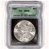 Image 1 : 1887 Morgan Silver Dollar ICG-MS65