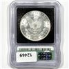 Image 2 : 1887 Morgan Silver Dollar ICG-MS65
