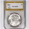 Image 1 : 1883 Morgan Silver Dollar PGA-MS65