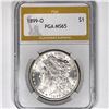 Image 1 : 1899-O Morgan Silver Dollar PGA-MS65