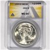 1923 Silver Peace Dollar ANACS-MS65