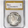 1890-S Morgan Silver Dollar PGA-MS63 PL