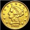 1852 $2.50 Gold Quarter Eagle NICELY CIRCULATED