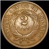 Image 2 : 1865 Two Cent Piece CLOSELY UNCIRCULATED