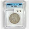 1839-O Capped Bust Half Dollar ICG-AU50
