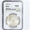 Image 1 : 1897-S Morgan Silver Dollar NGC-MS66