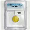 Image 1 : 1849-C $2.50 Gold Quarter Eagle ICG-MS61