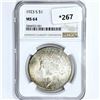 Image 1 : 1923-S Silver Peace Dollar NGC-MS64