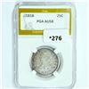 Image 1 : 1818 Capped Bust Quarter PGA-AU58