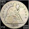 Image 1 : 1870-CC Seated Liberty One Dollar LIGHTLY CIRC
