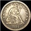 Image 1 : 1857 Seated Liberty Quarter NICELY CIRCULATED