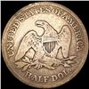 Image 2 : 1845 Seated Liberty Half Dollar NICELY CIRCULATED