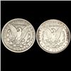 Image 2 : (2) Morgan Silver Dollars LIGHTLY CIRCULATED