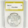 Image 1 : 1883-O Morgan Silver Dollar PGA-MS64