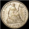 Image 1 : 1862 Seated Liberty Half Dime NEARLY UNCIRCULATED