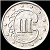 Image 2 : 1853 Silver Three Cent UNCIRCULATED