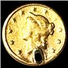 Image 1 : 1861 Rare Gold Dollar NICELY CIRCULATED