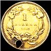 Image 2 : 1862 Rare Gold Dollar LIGHTLY CIRCULATED