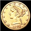 Image 1 : 1898-S $5 Gold Half Eagle ABOUT UNCIRCULATED